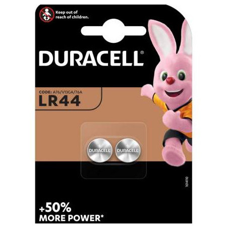 Piles Boutons Alcalines DURACELL LR44 76A/A76 | Smarty Paris
